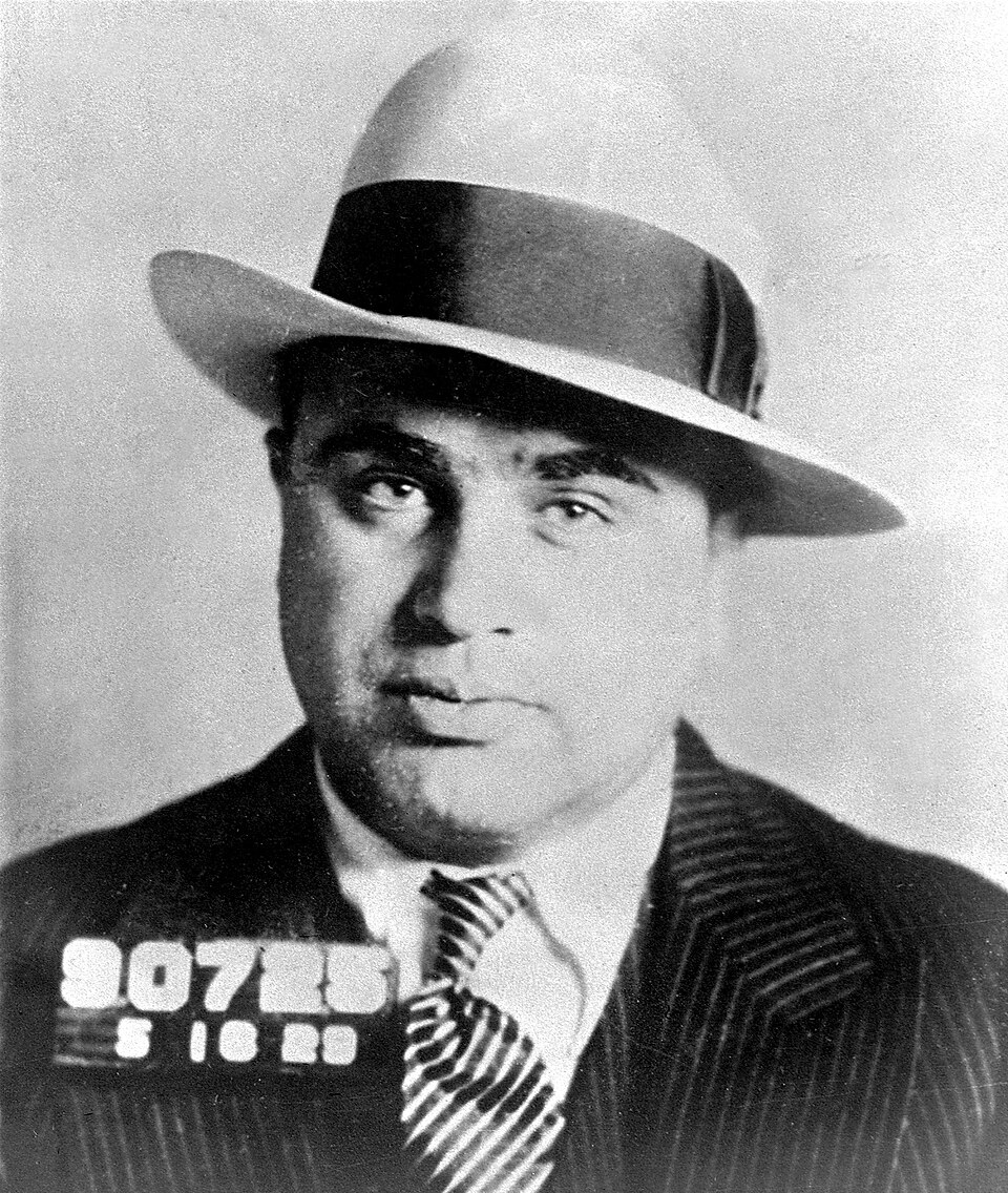 1929 mugshot of Al Capone